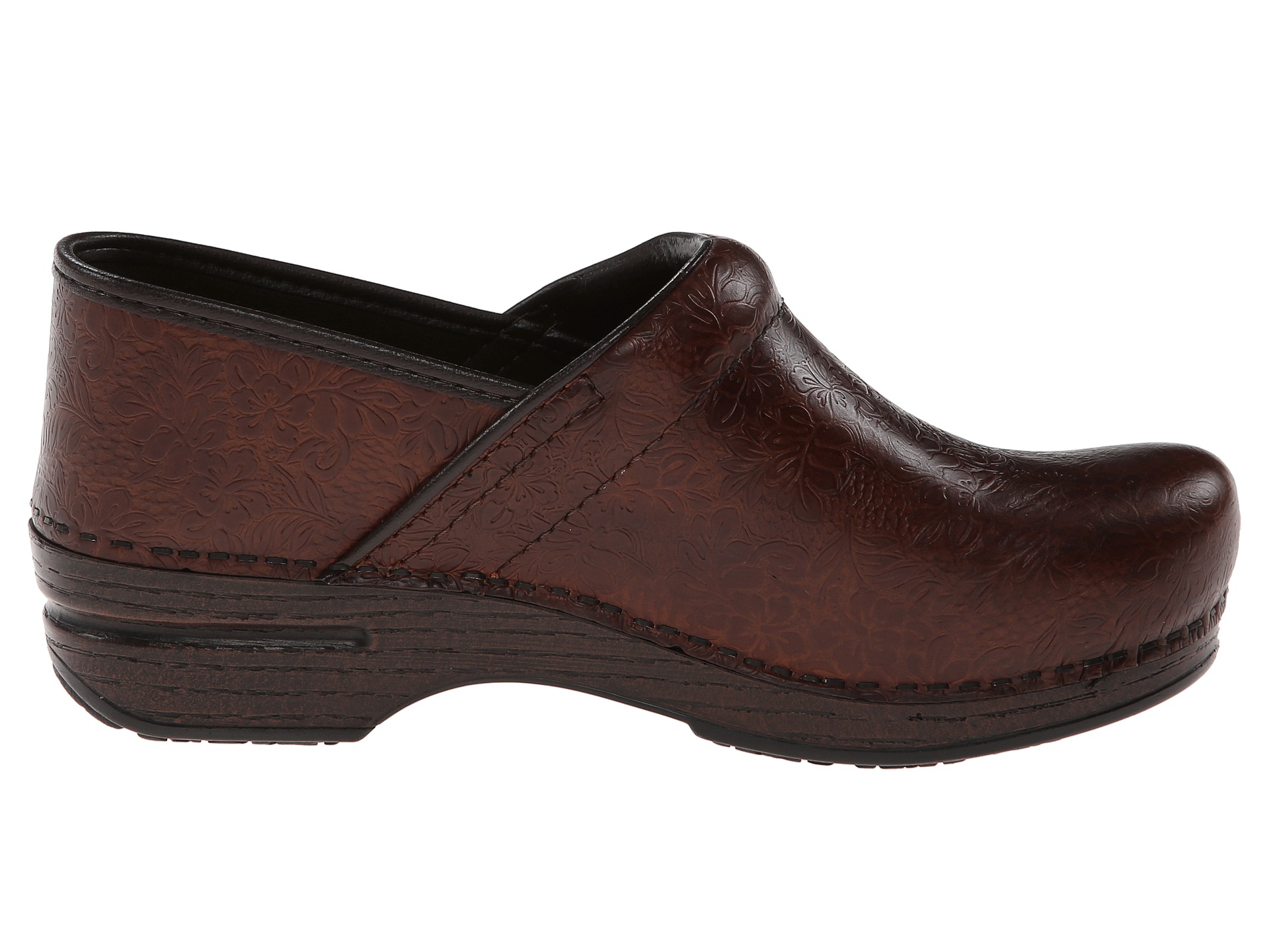 brown tooled dansko
