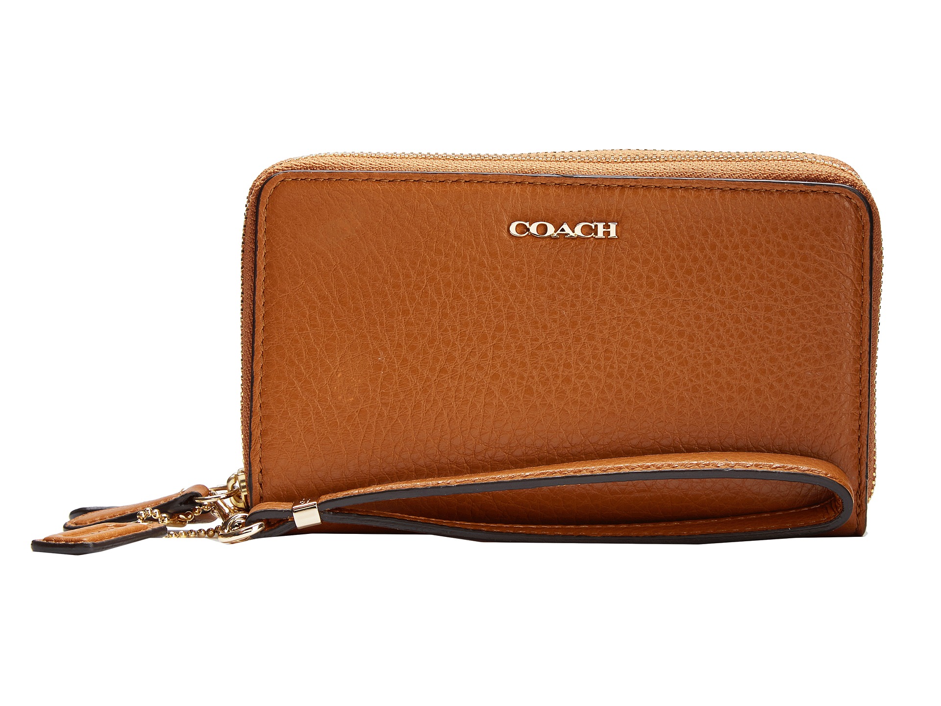 Coach Madison Leather Double Zip Phone Wallet | Shipped Free at Zappos