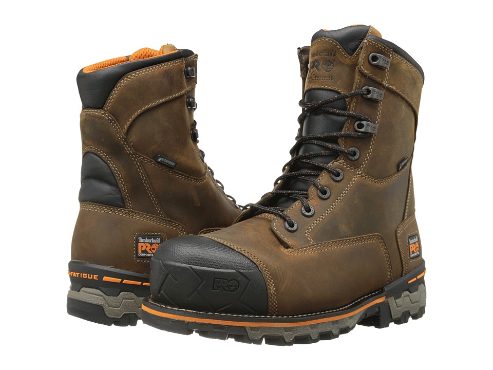 Timberland PRO - Boondock 8 Comp Toe WP (Brown) Mens Work Boots