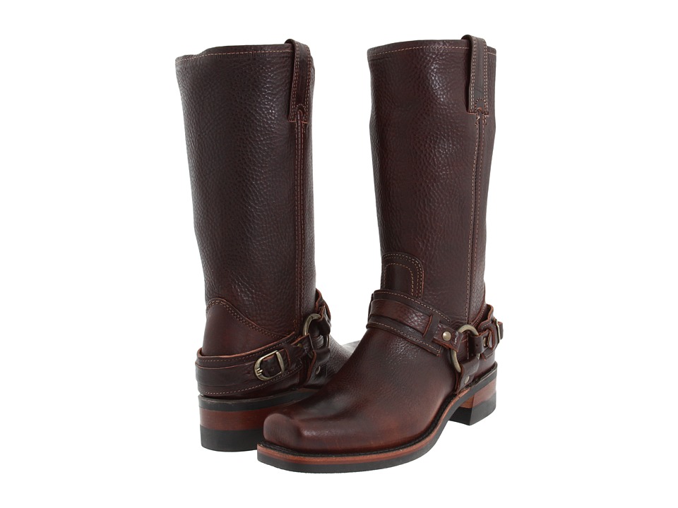 Frye Belted Harness 12R (Distressed Chestnut Leather)