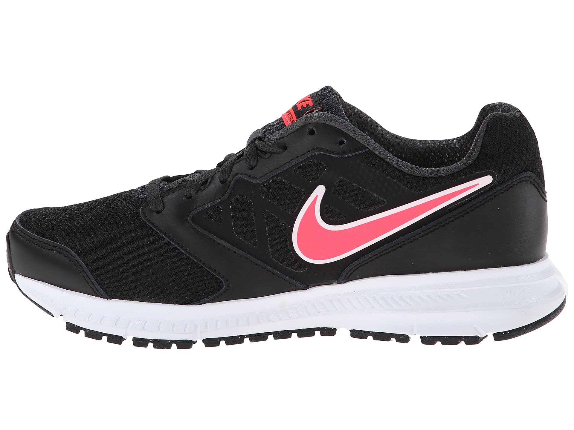 nike downshifter 6 black leather