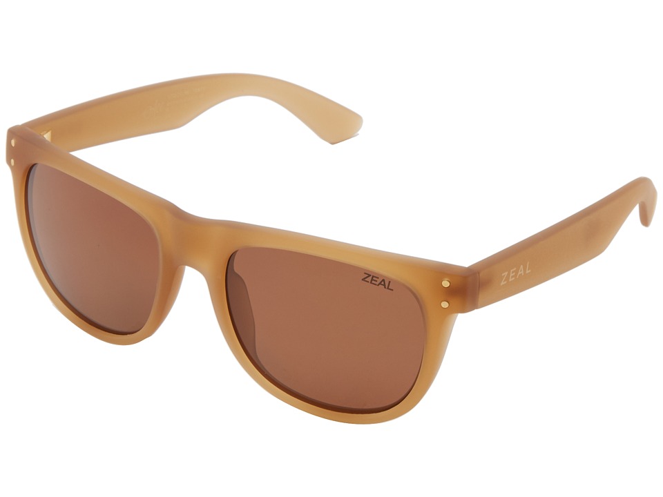 Zeal Optics - Ace (Desert Sand w/ Polarized Copper Lens) Athletic Performance Sport Sunglasses