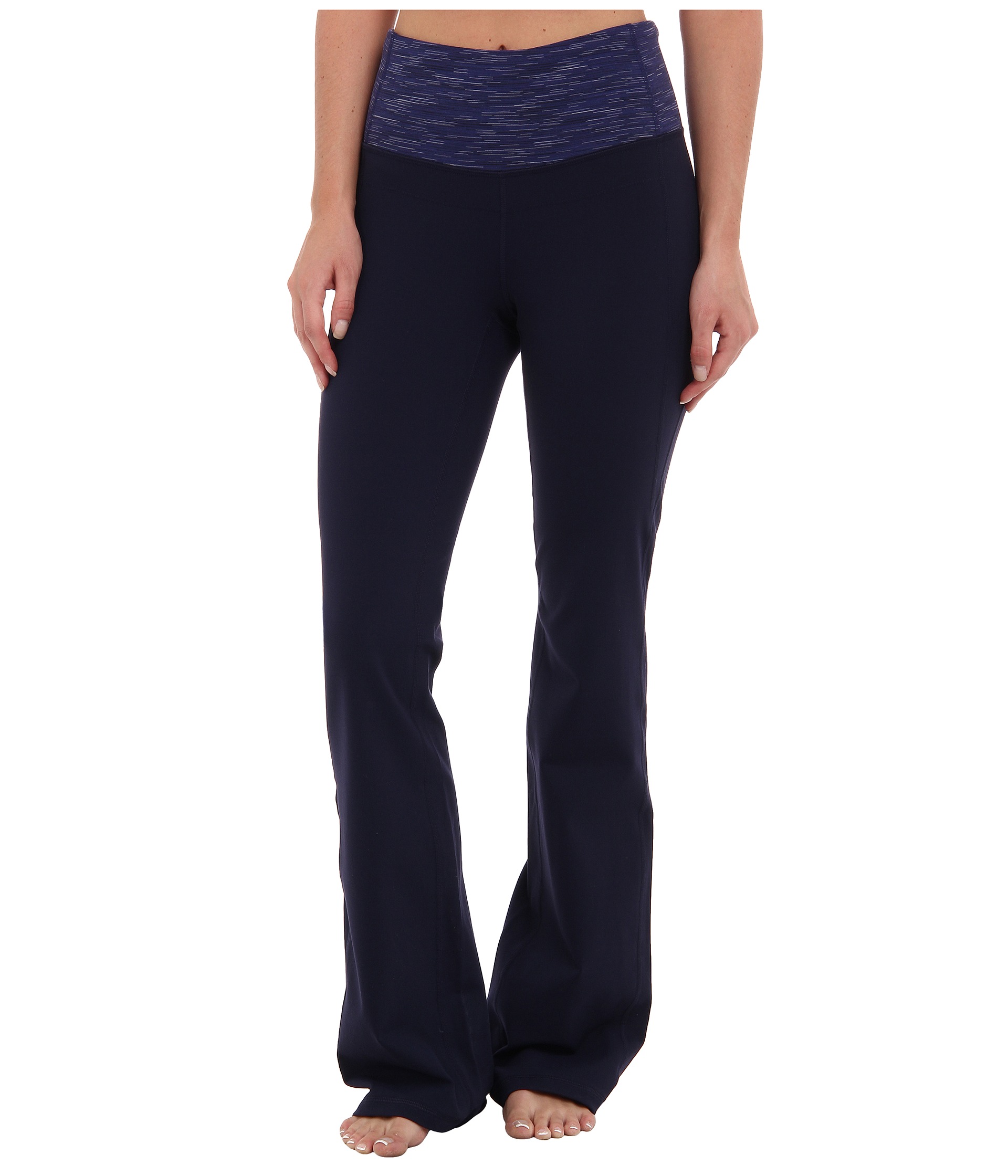 Lucy Perfect Core Pant Lucy Navy/Ultramarine Stripe 2 - Zappos.com Free ...