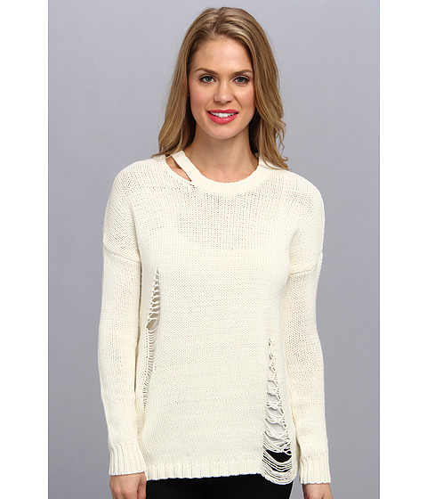 Central Park West Gala Pullover Sweater Ivory - 6pm.com