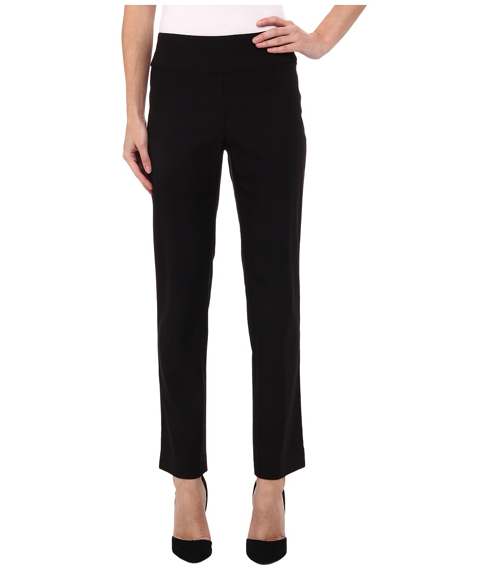 NIC+ZOE Petite Wonderstretch Pant (Black Onyx) Women