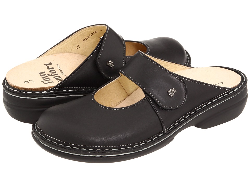 Finn Comfort Stanford - 2552 (Black) Clogs