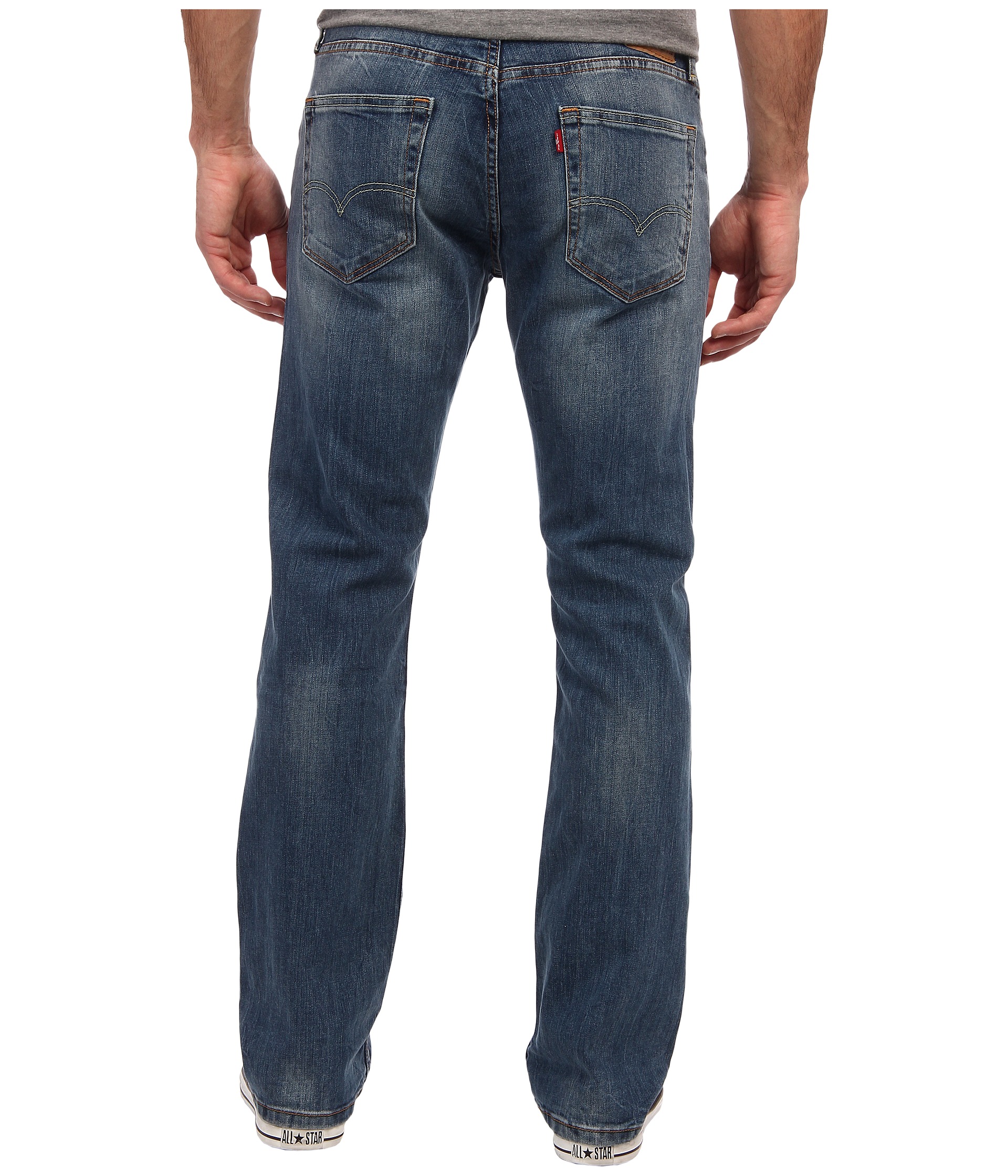 527 slim bootcut jeans