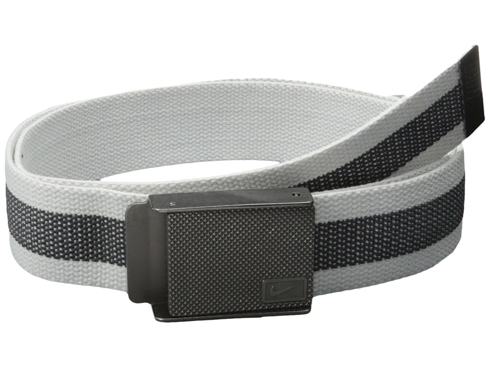 Belts & Belt Buckles - Nike - Nike Rubber Inlay Reversible Web (White) Men&#39;s Belts was listed ...