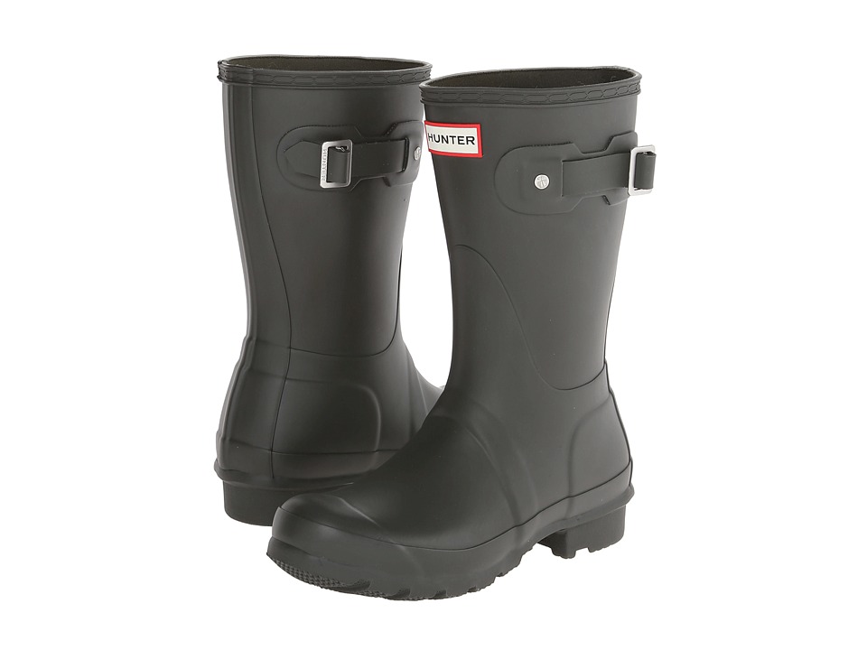 Hunter Original Short Rain Boots (Dark Olive) Women's Rain Boots