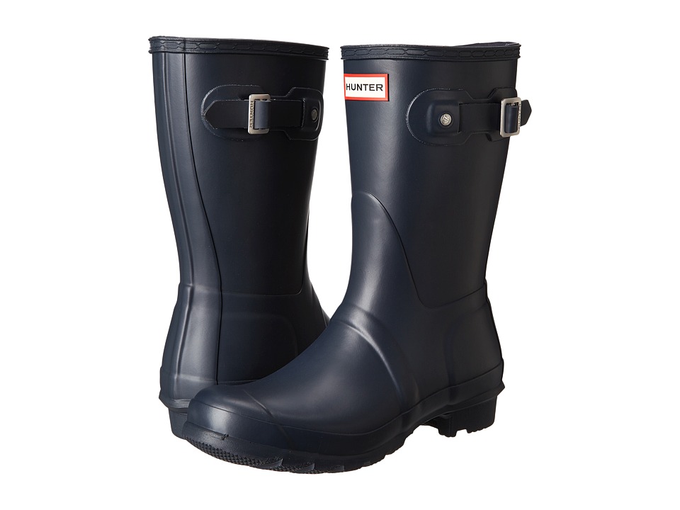 Hunter Original Short Rain Boots (Navy Matte) Women's Rain Boots