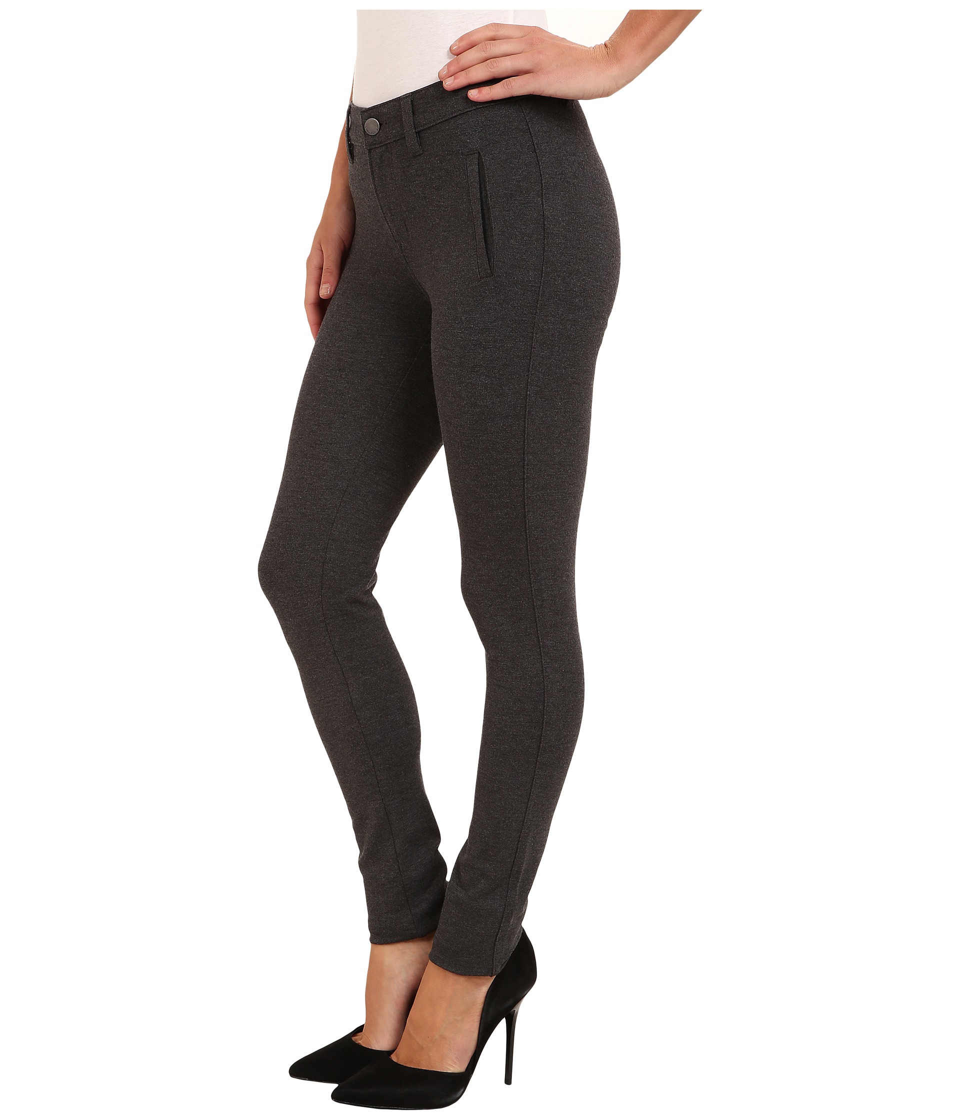 Calvin Klein Jeans Welt Pocket Ponte Pant W Back Zip | Shipped Free at ...