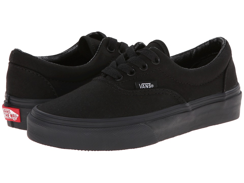 Vans Kids Era (Little Kid/Big Kid) (Black/Black) Kids Shoes