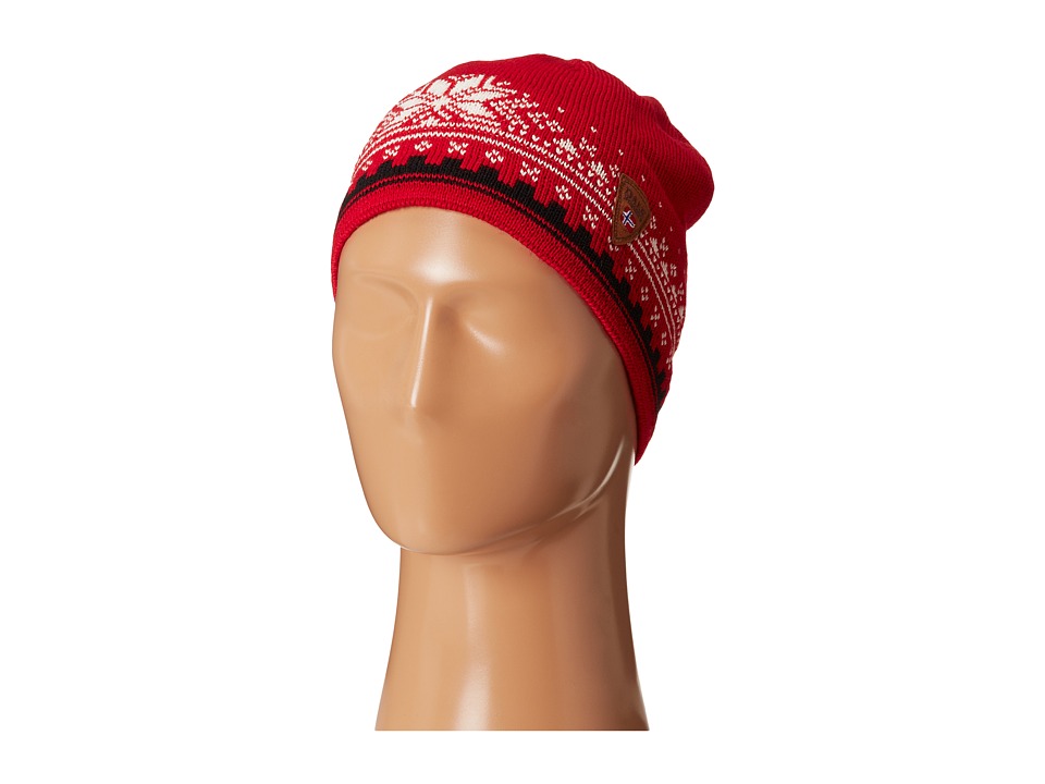 Dale of Norway - Dale 125th Anniversary Hat (Raspberry/Black/Off White) Knit Hats