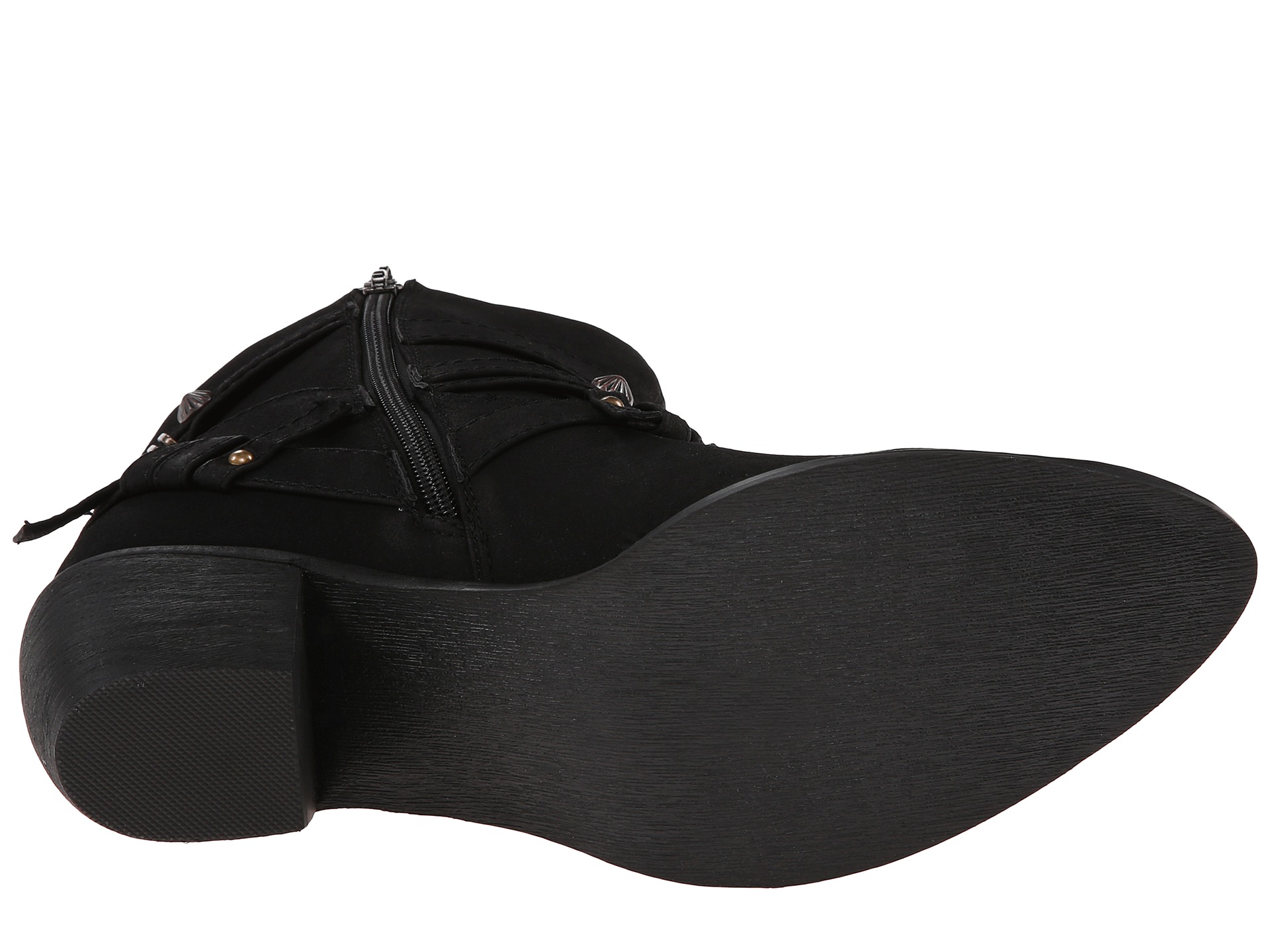 zappos leather booties