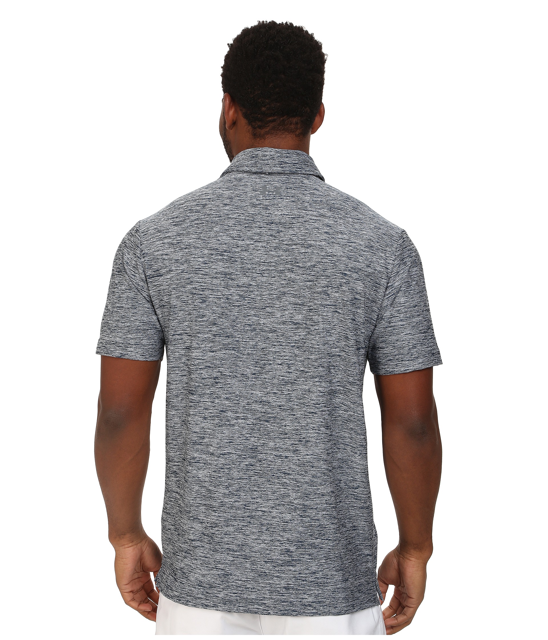 Under Armour Golf UA Playoff Polo Pacific/Stealth Gray/Steel - Zappos ...