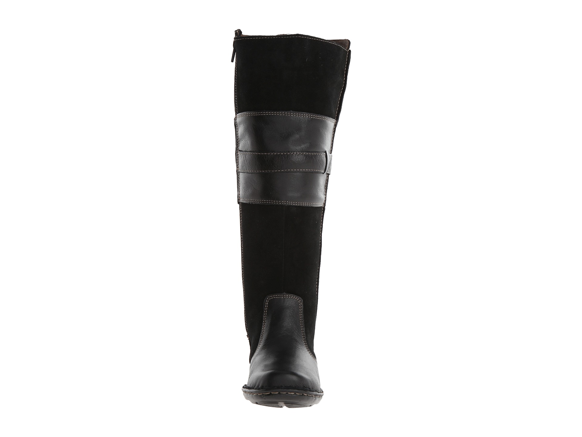 Lobo Solo Shery Wide Calf Black Leather - Zappos.com Free Shipping BOTH ...
