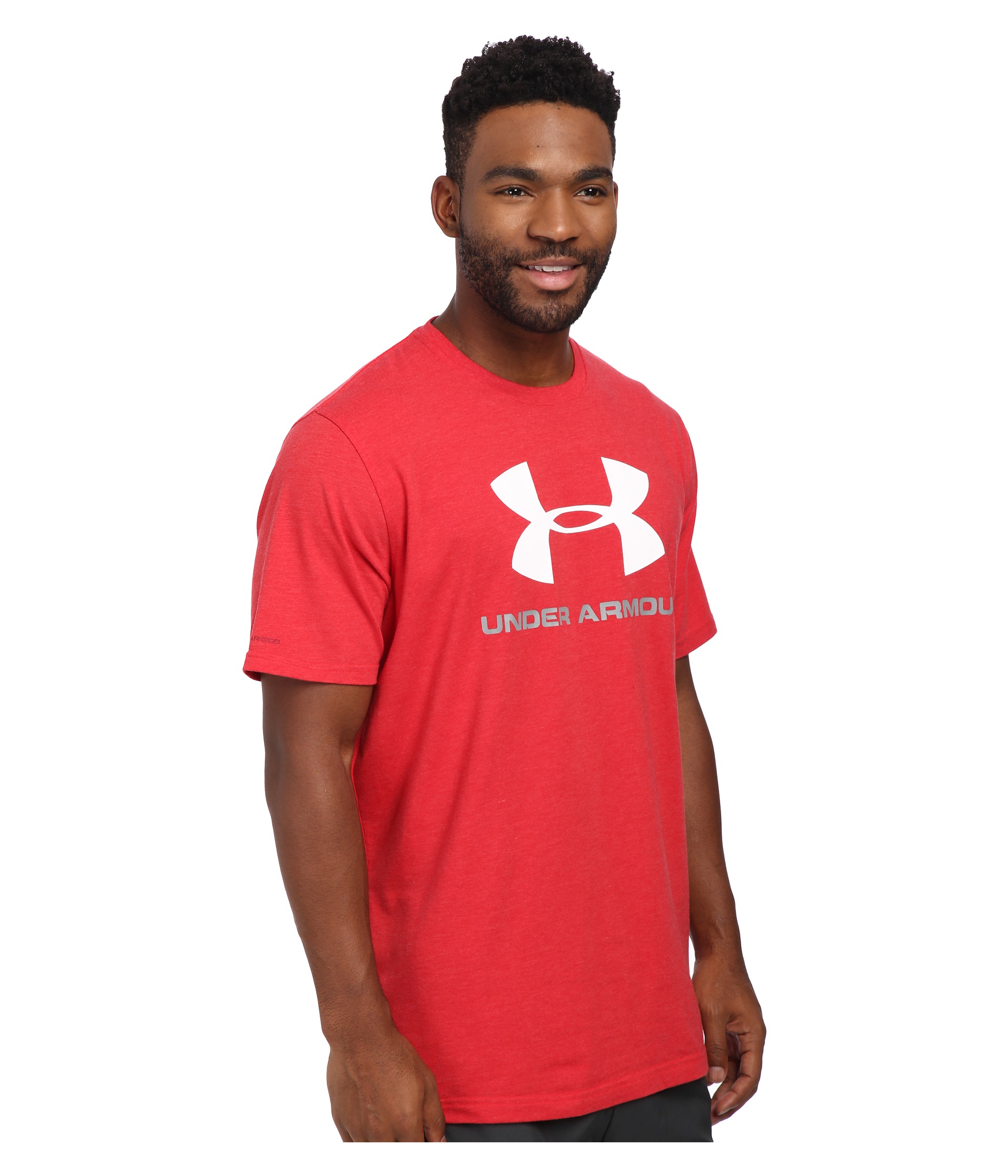 Under Armour Charged Cotton® Sportstyle Logo Red/Steel/White