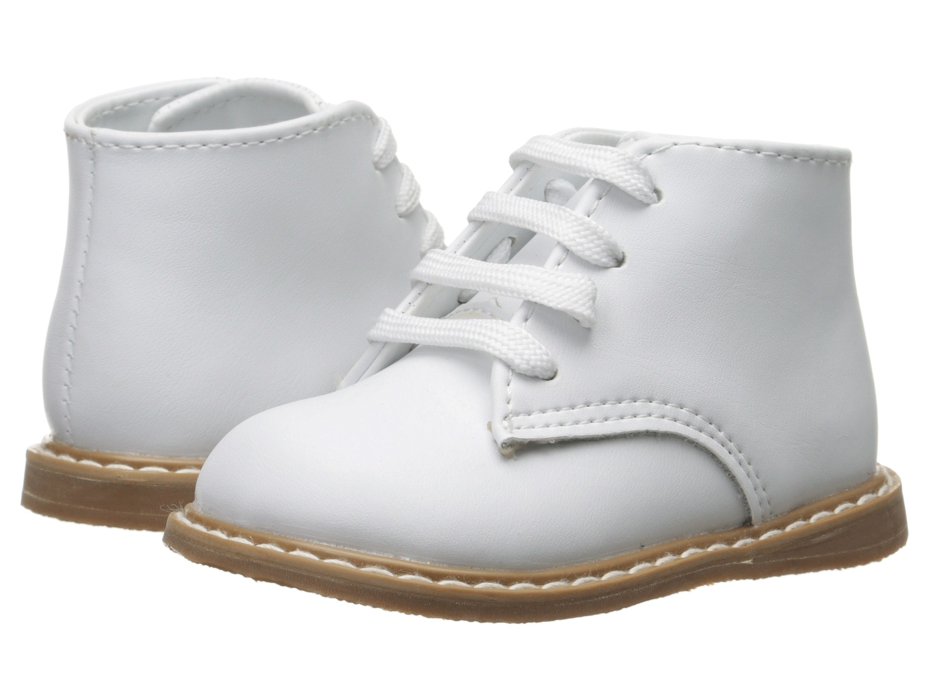 Baby Deer Leather Hi-Top (Infant/Toddler) at Zappos.com