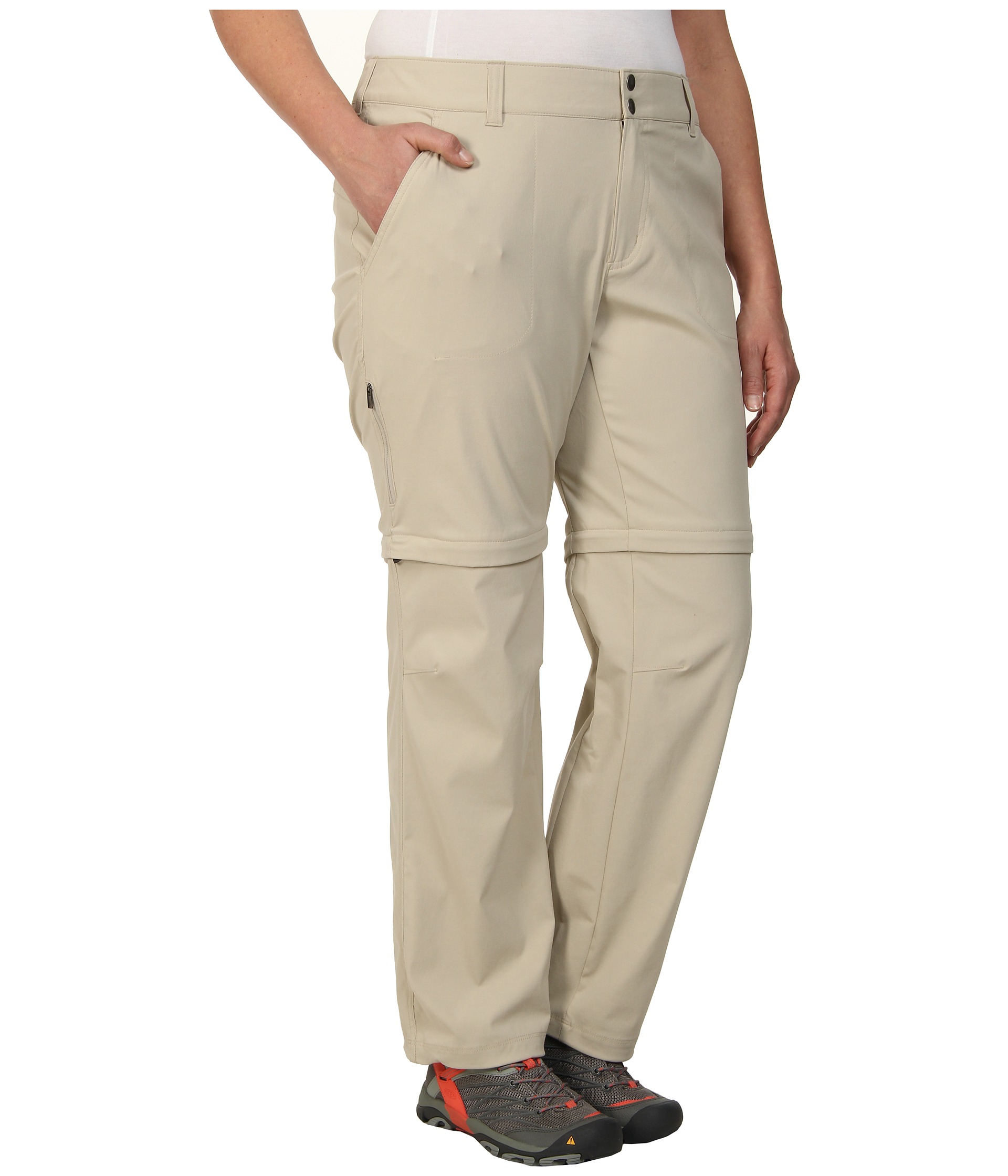 Columbia Plus Size Saturday Trail™ II Convertible Pant Fossil - Zappos ...