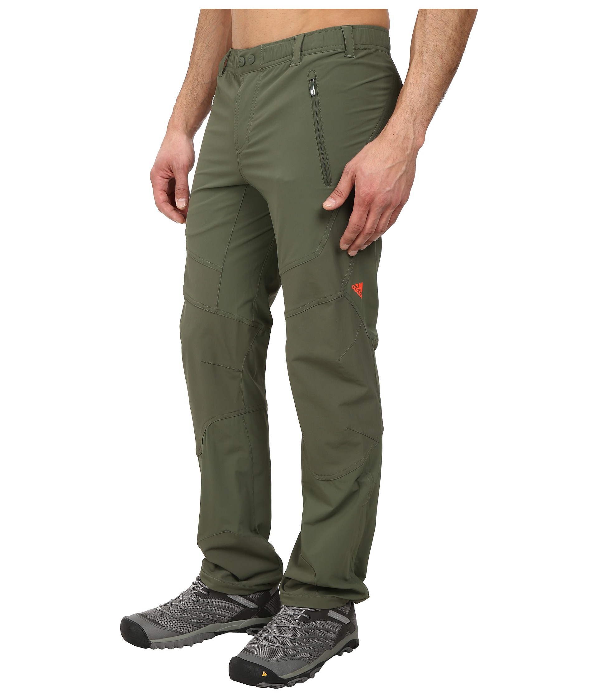 adidas Outdoor Terrex Mountain Pants Base Green - Zappos.com Free ...