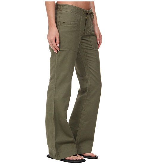 The North Face Larison Linen Pant Burnt Olive Green - 6pm.com