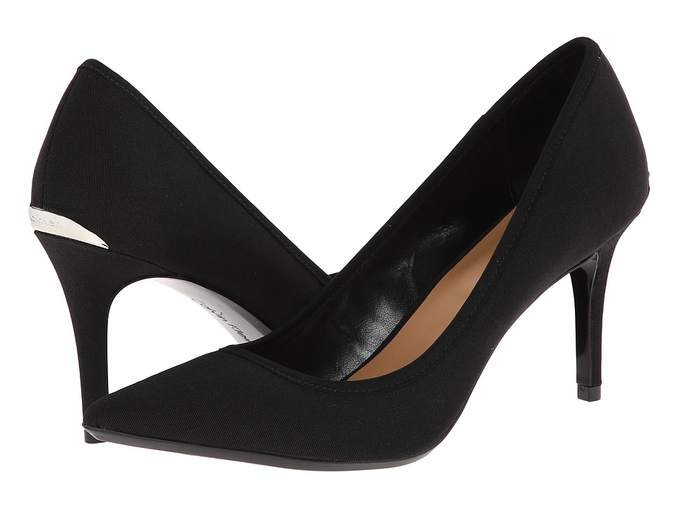 Calvin Klein Gayle (Black Stretch) High Heels
