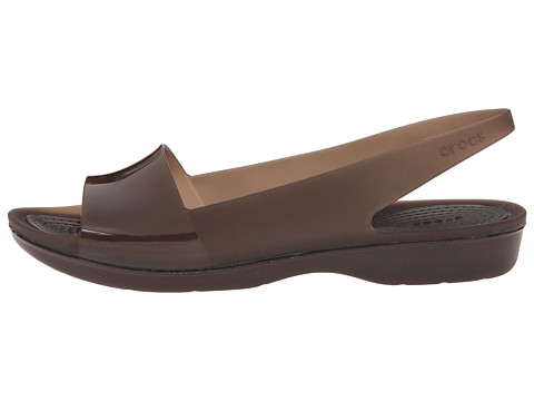 crocs colorblock slingback flat
