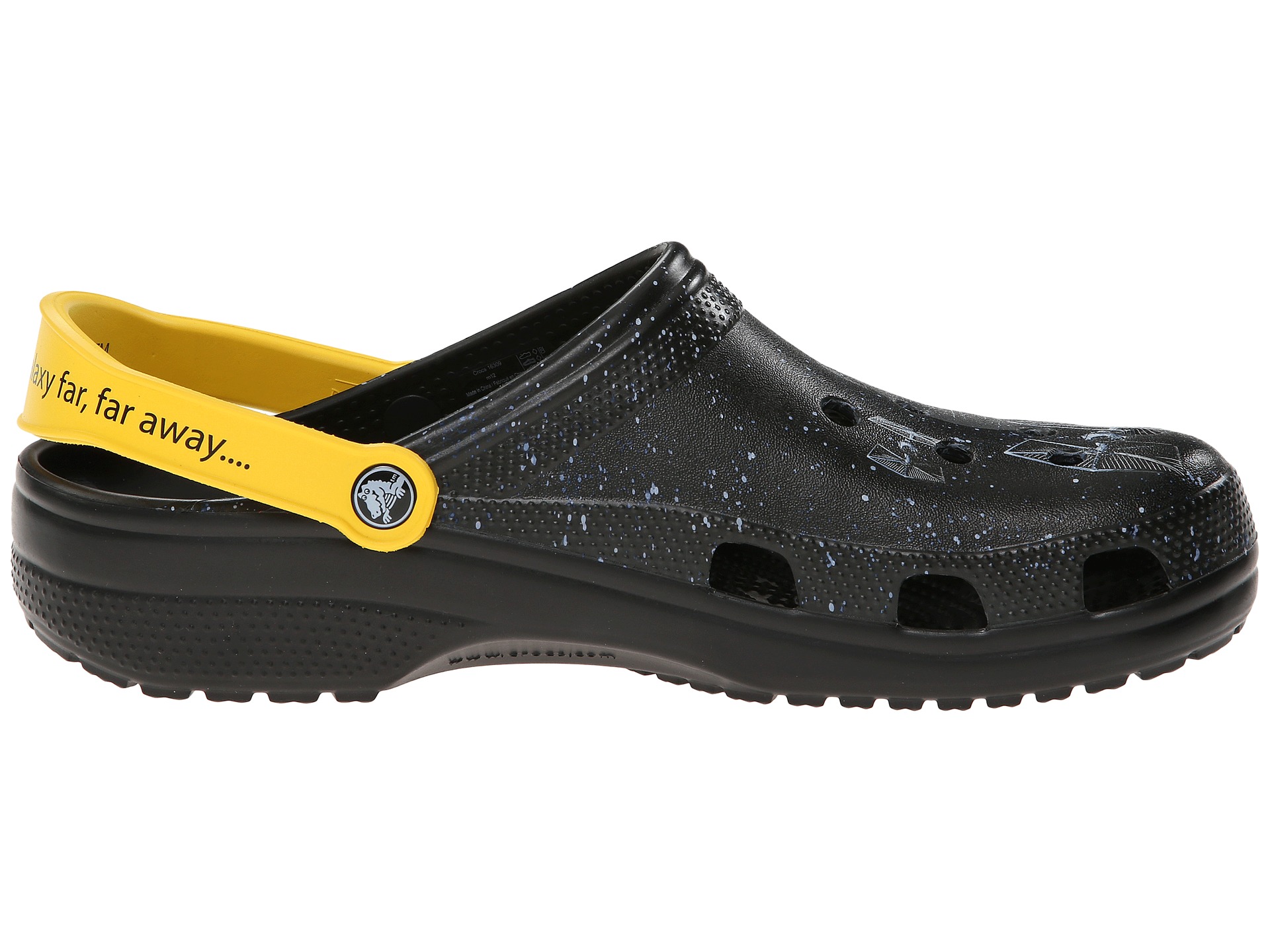 Crocs Classic Star Wars Galaxy Clog Black - Zappos.com Free Shipping ...