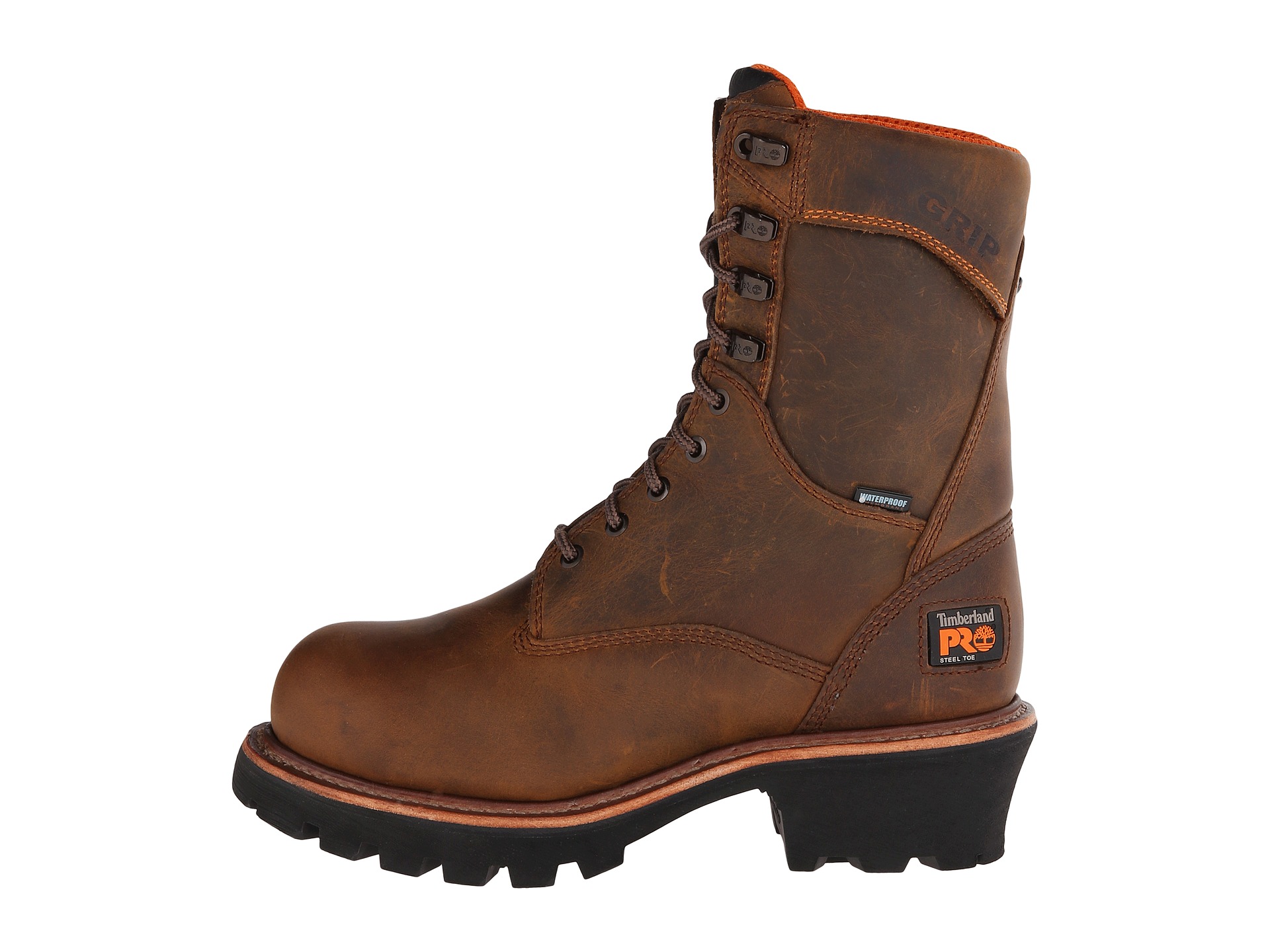 timberland pro ripsaw logger work boots