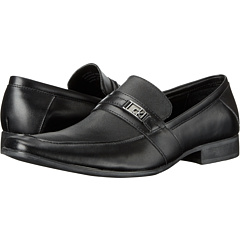 calvin klein bartley diamond leather loafers
