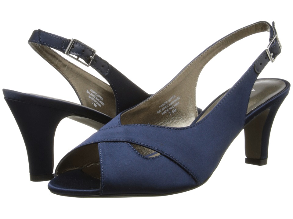 womens wide navy blue dress shoes