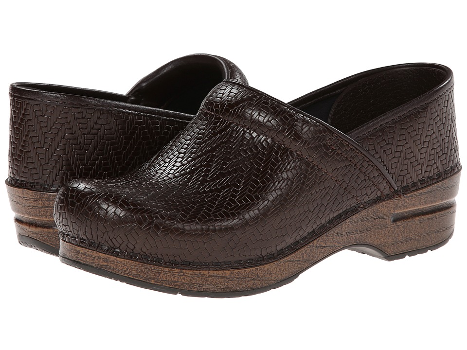 dansko professional clogs brown