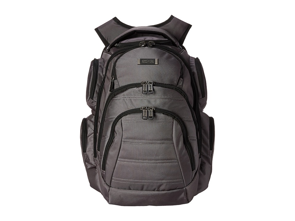 Kenneth Cole Reaction - Pack of All Trades Computer Backpack (Charcoal) Backpack Bags