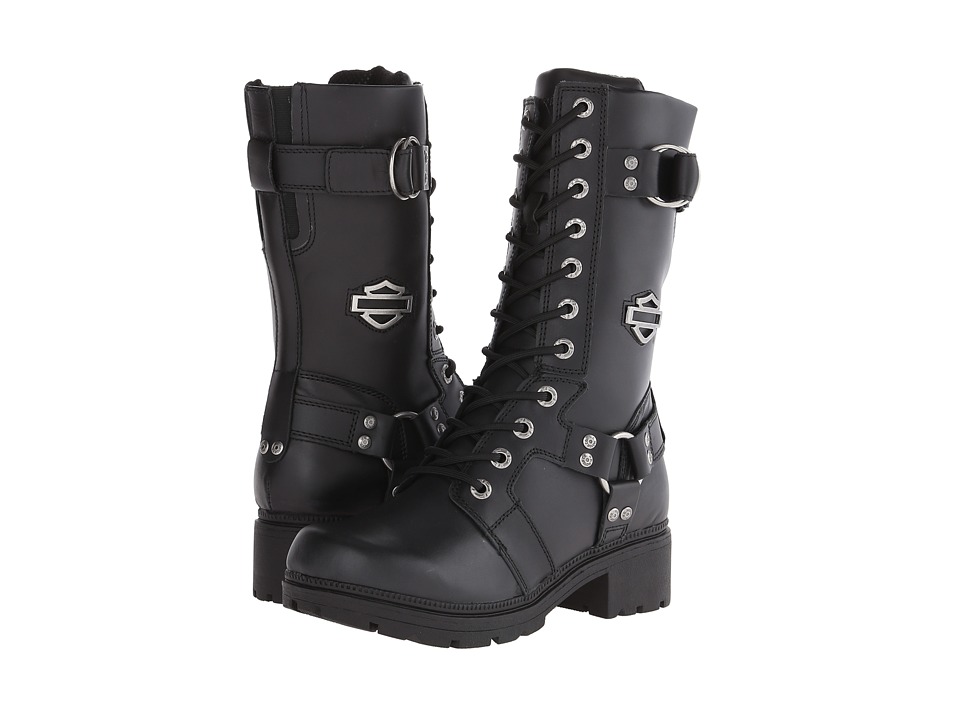 Harley-Davidson Eda (Black) Women's Lace-up Boots