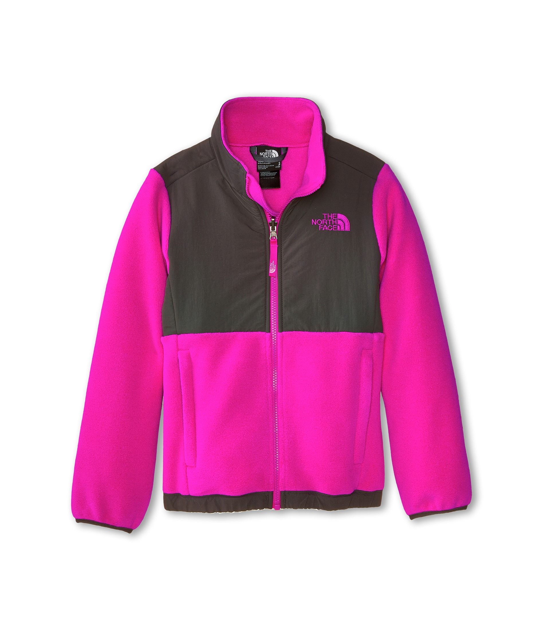 The North Face Kids Denali Jacket Little Kids Big Kids Recycled Luminous Pink