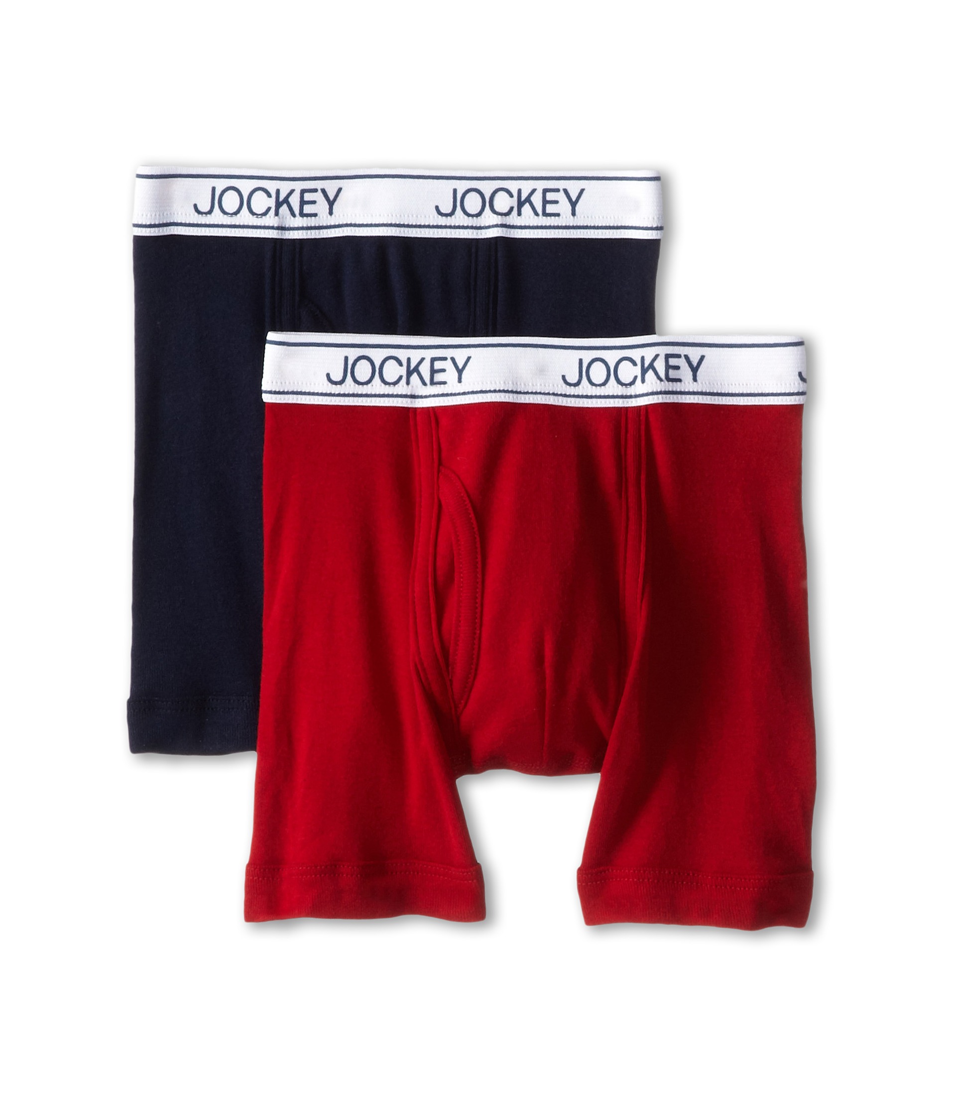 Jockey Kids Classic Boxer Brief 2 Pack Toddler Red Indigo | Shipped ...