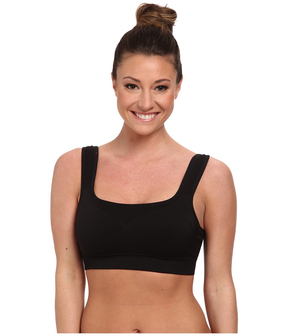 Jockey Active Hi-Impact Seamless Sports Bra (Black) Women