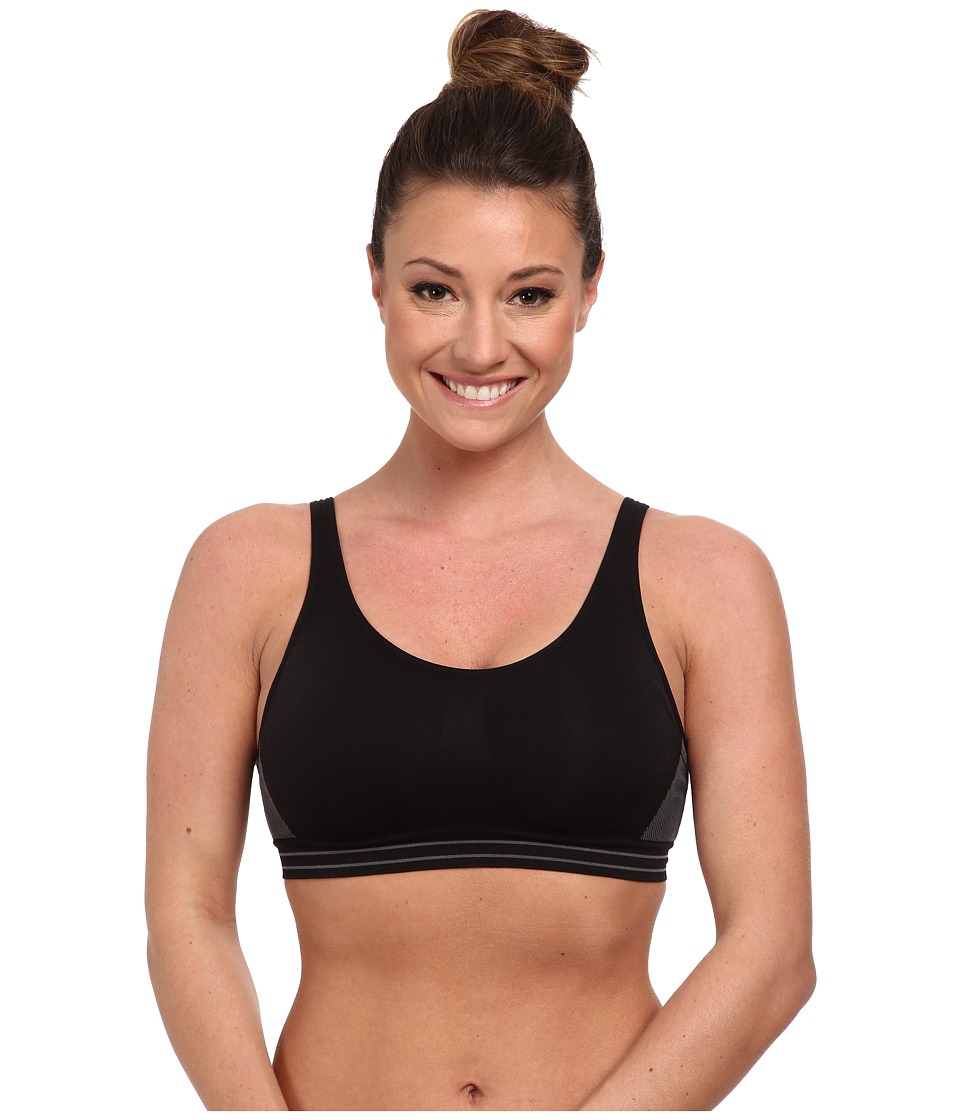 Jockey Active Performance Seamless Sports Bra (Black) Women