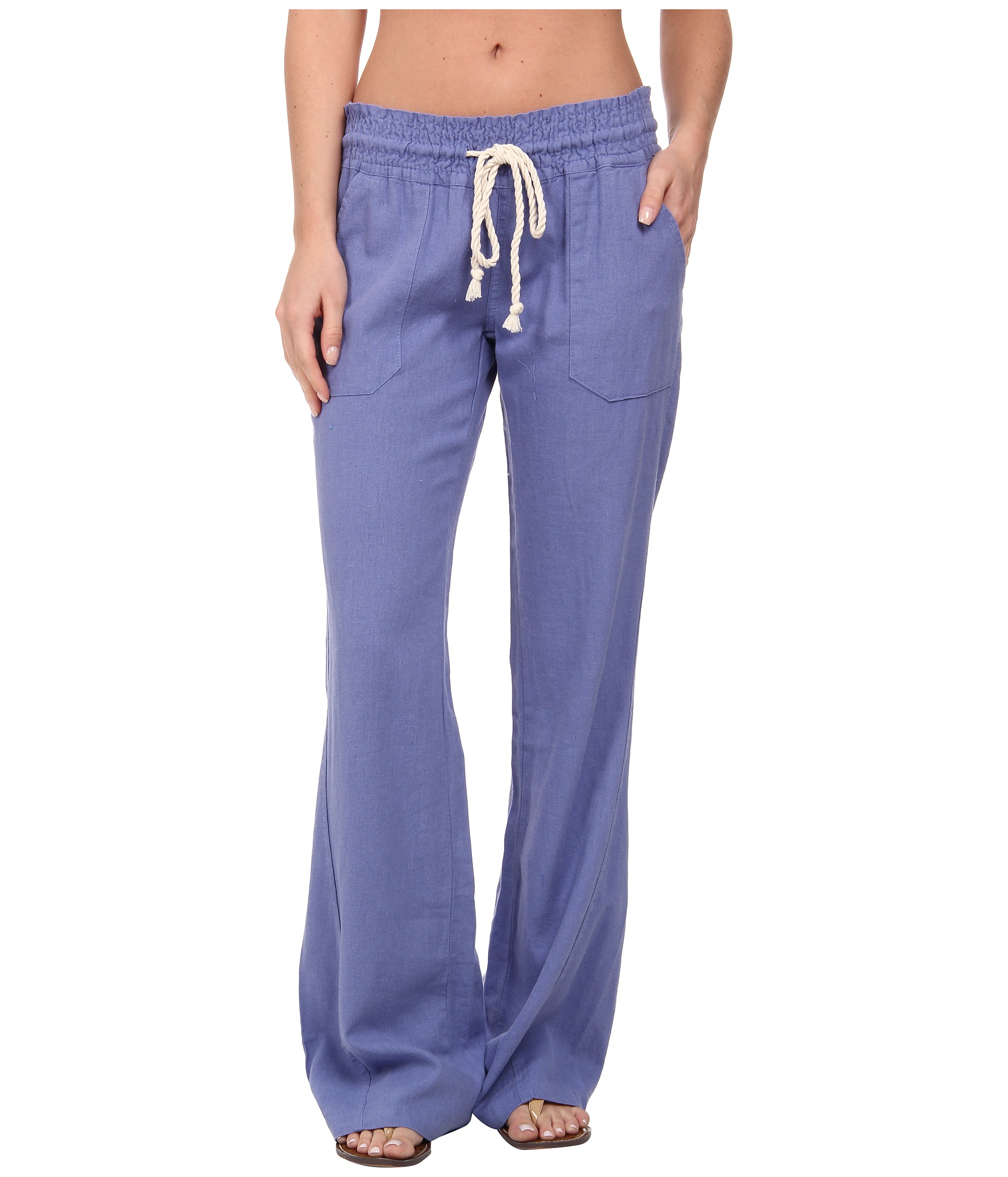 Roxy Oceanside Pant Cover Up Chambray | Shipped Free at Zappos
