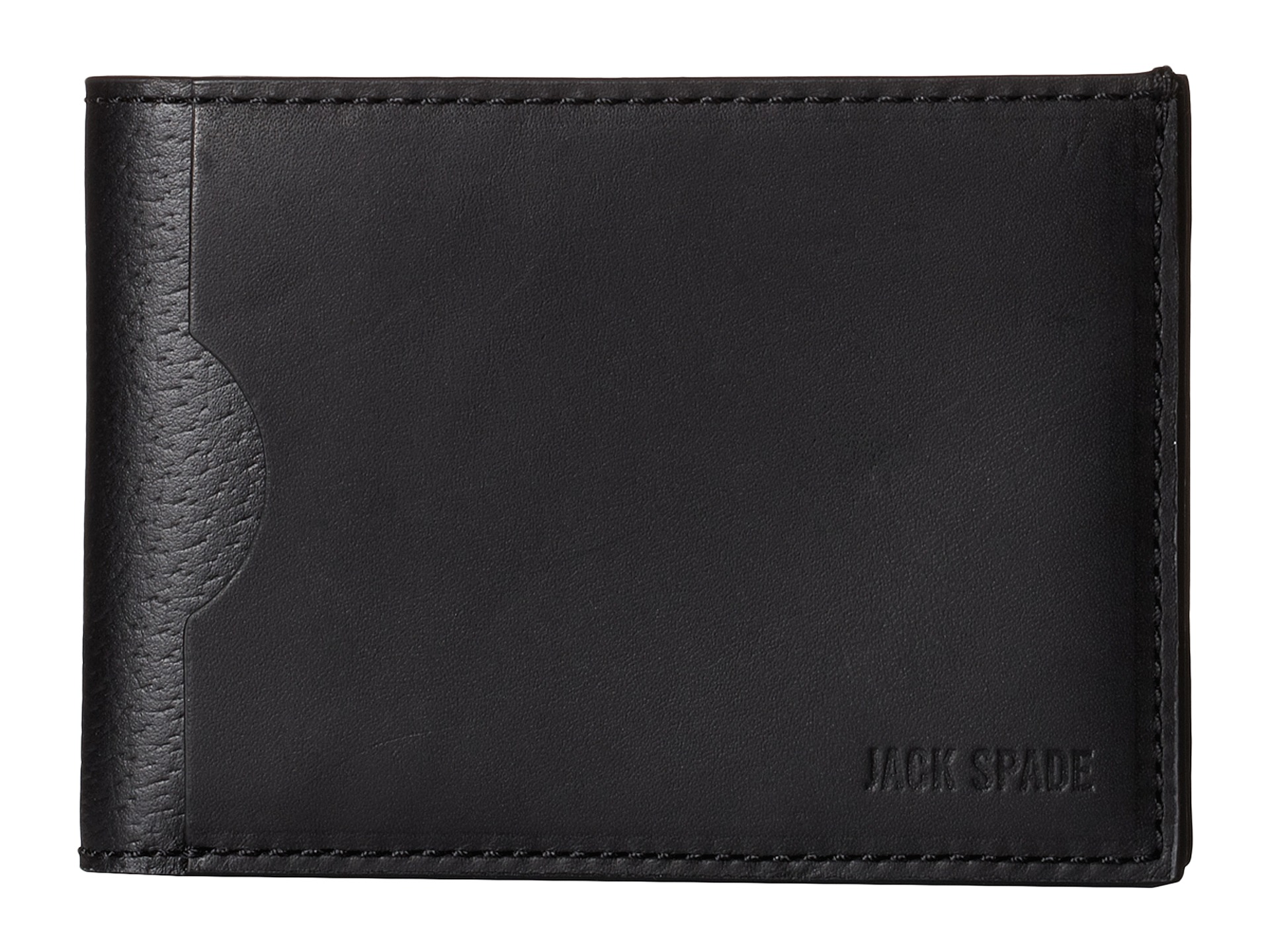 Jack Spade Grant Leather Index Wallet Black