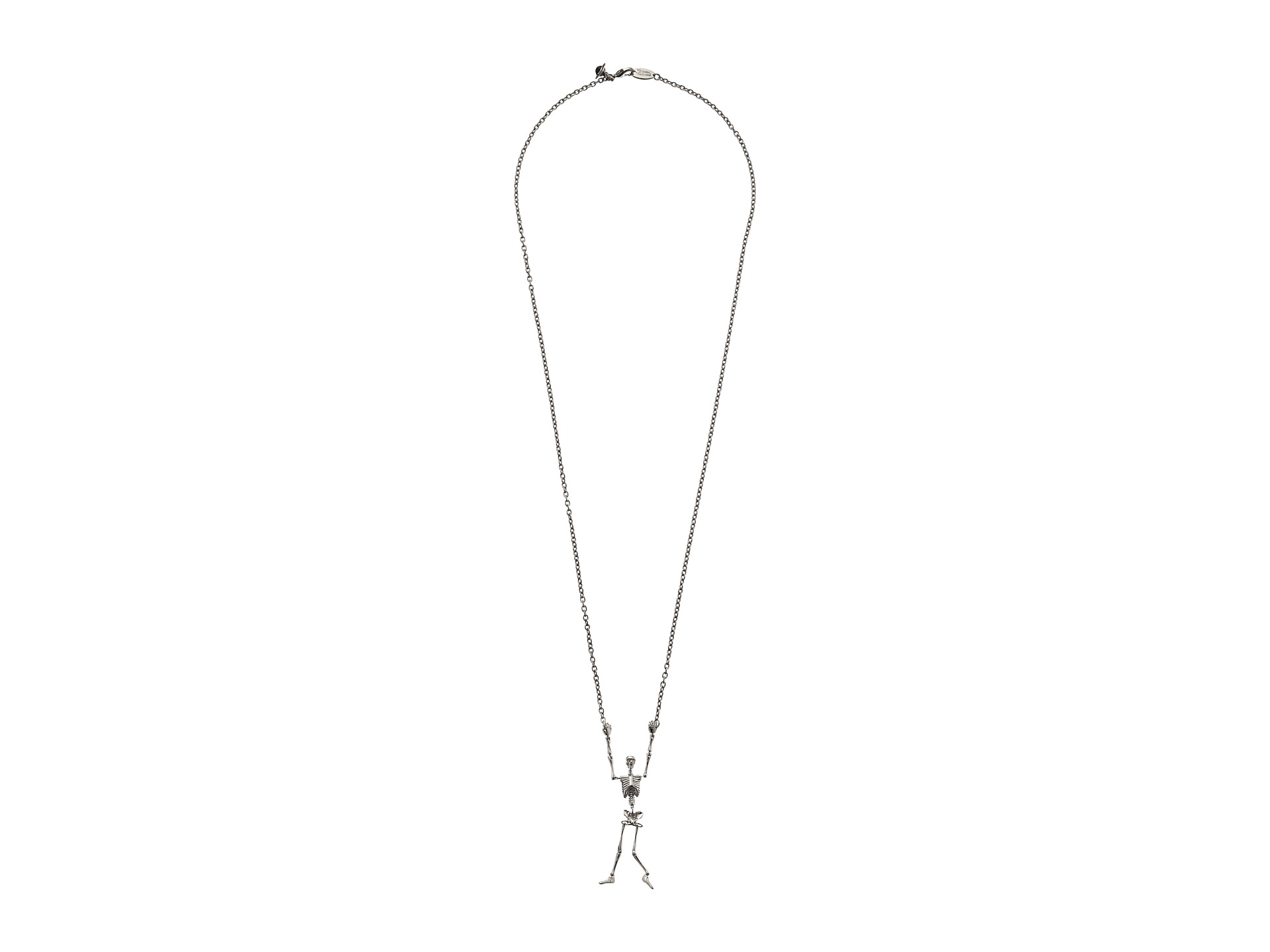Vivienne Westwood Skeleton Long Necklace - Zappos.com Free Shipping ...