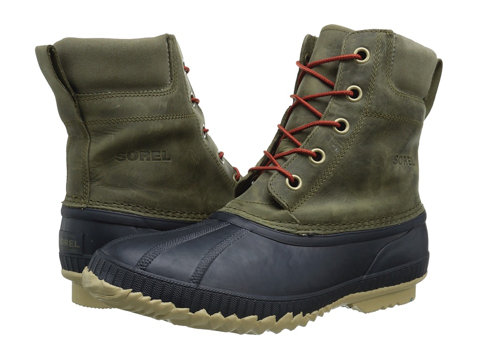 SOREL - Cheyannetm Lace Full Grain (Sage/Sanguine) Mens Cold Weather Boots