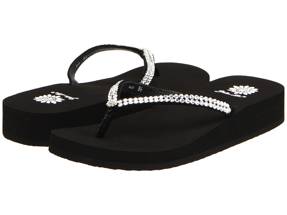 Yellow Box Jello (Black) Sandals