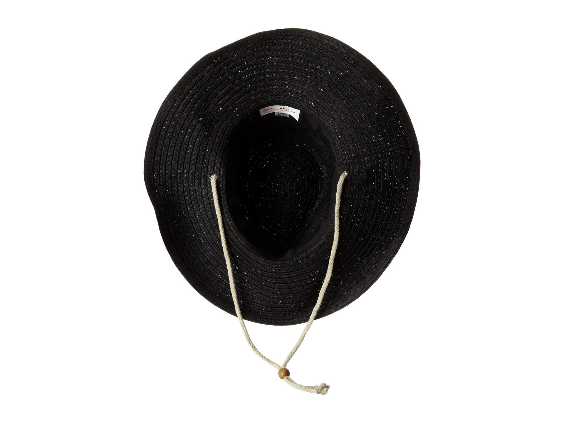 San Diego Hat Company PBL3032 Sunbrim Hat w/ Rope Chin Cord Turquoise