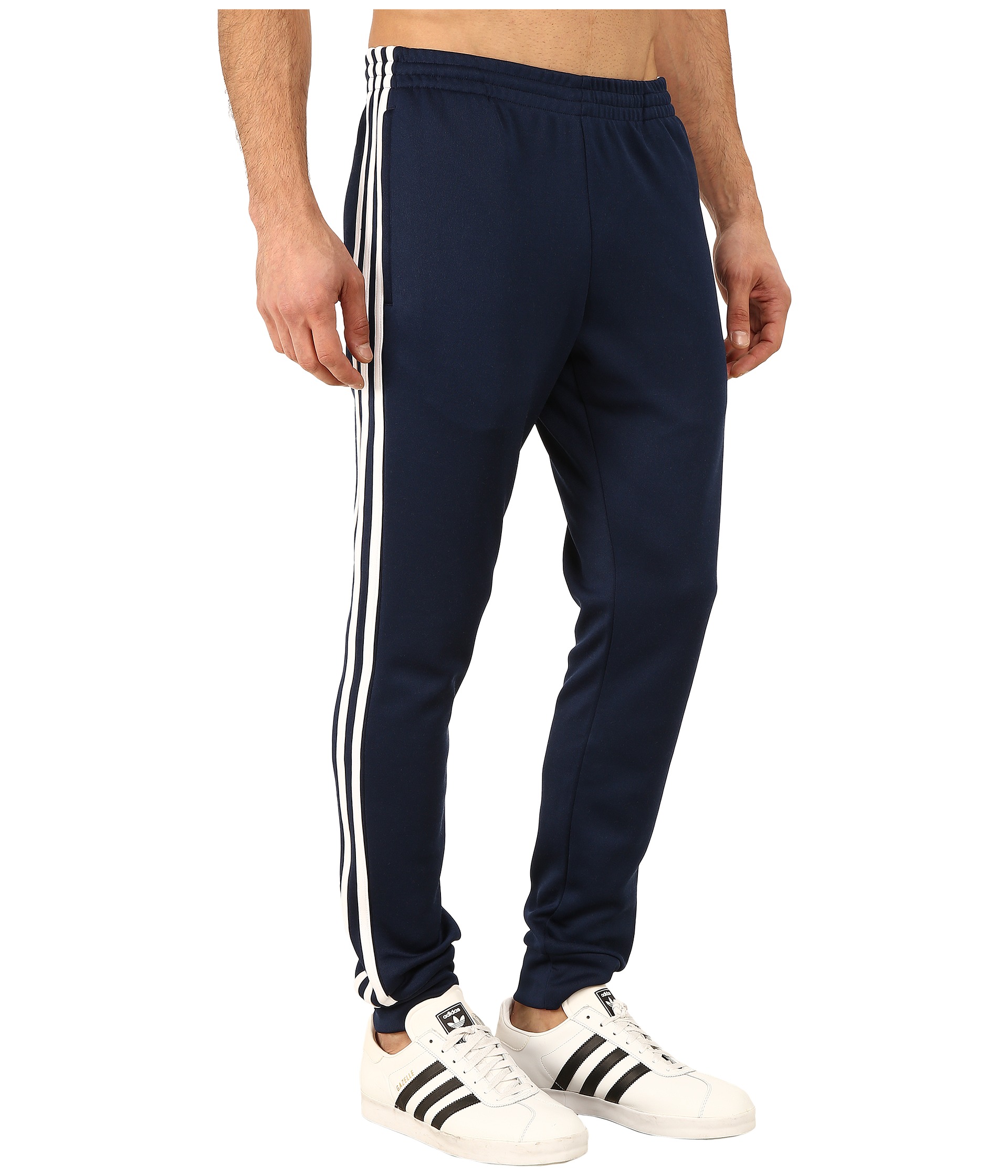 Adidas Originals Superstar Cuffed Track Pants Collegiate Navy White