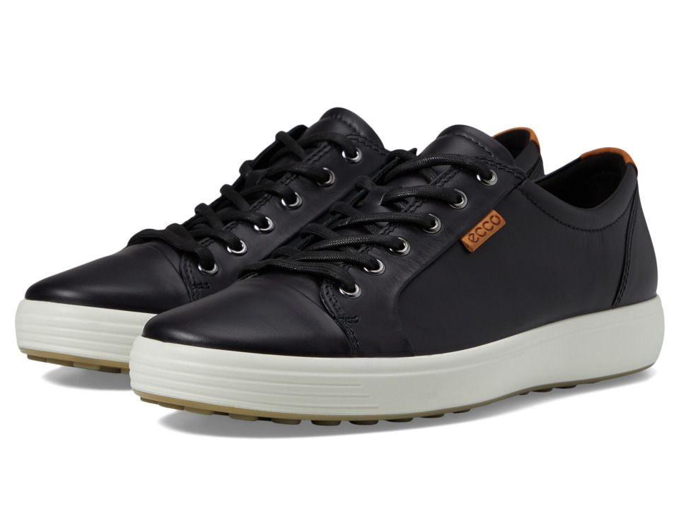 ECCO Soft 7 Sneaker (Black/Lion) Men