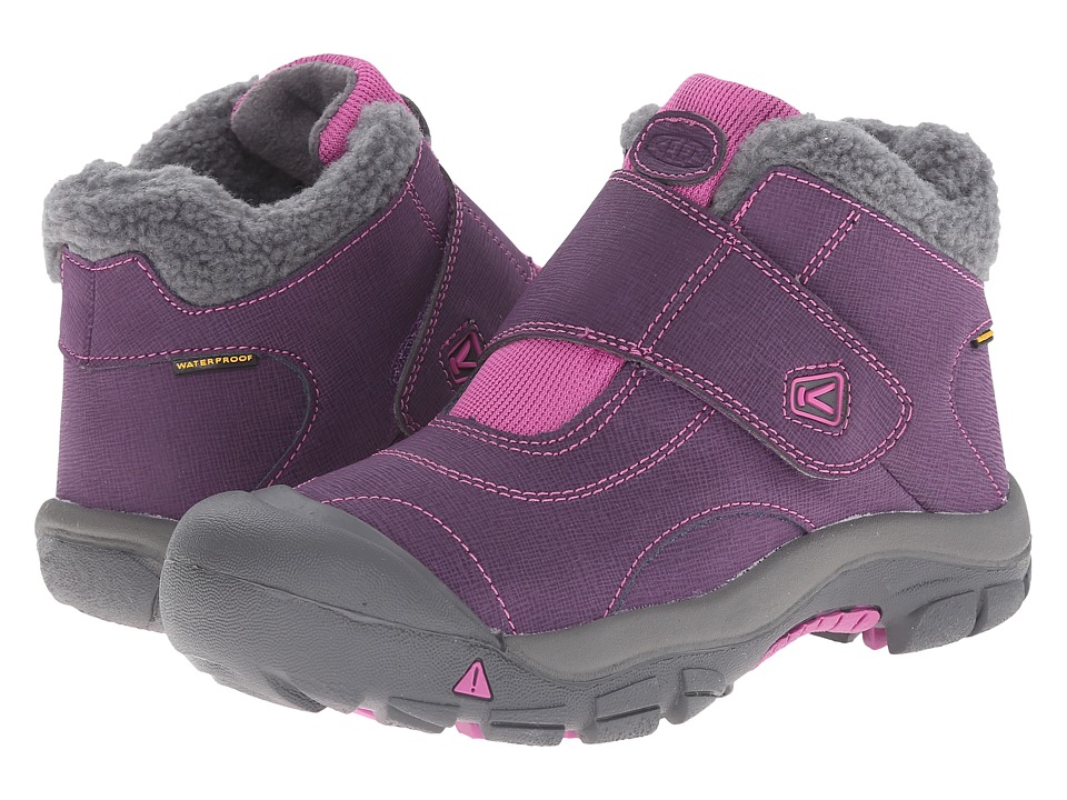 Keen Kids - Kootenay WP (Little Kid/Big Kid) (Wineberry/Dahlia Mauve) Girls Shoes
