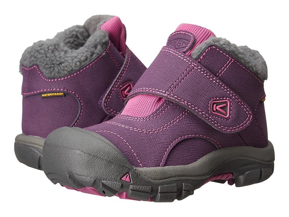 Keen Kids - Kootenay WP (Toddler/Little Kid) (Wineberry/Dahlia Mauve) Girls Shoes