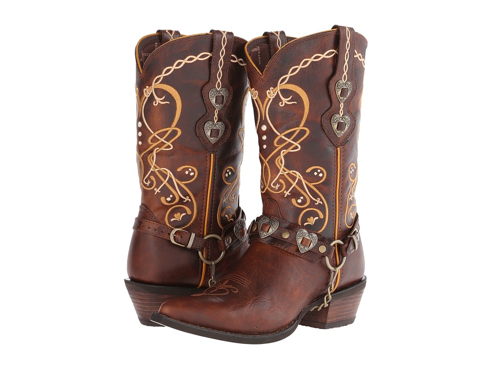 Durango - Crush Cowgirl Boot (Brown) Cowboy Boots