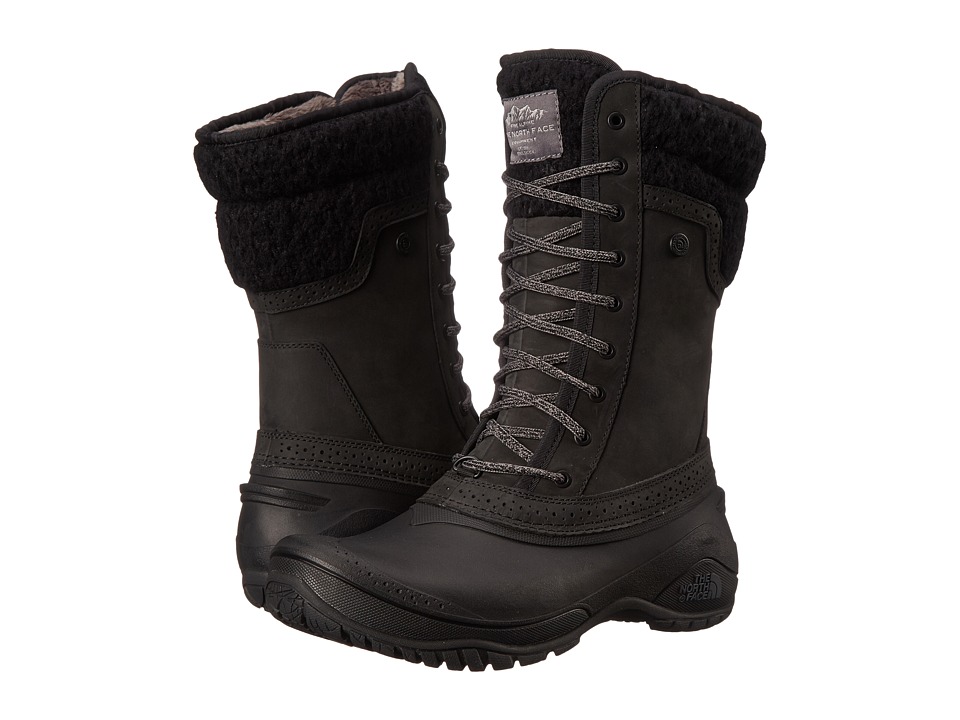 The North Face Shellista II Mid (TNF Black/Plum Kitten Grey (Prior Season)) Women's Cold Weather Boots